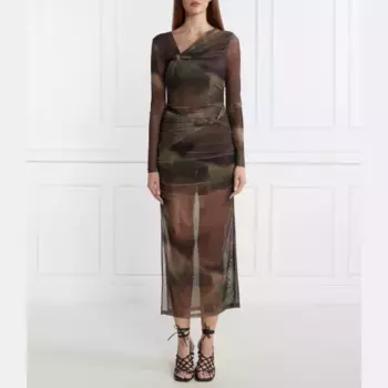 Платье Pinko, зеленый