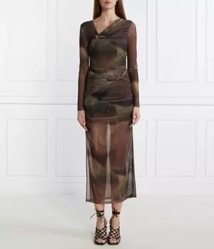 Платье Pinko, зеленый