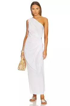 Платье Pitusa One Shoulder, белый