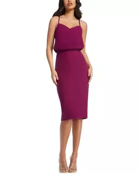 Платье Платье-миди The Population Alondra Dress The Population, розовый