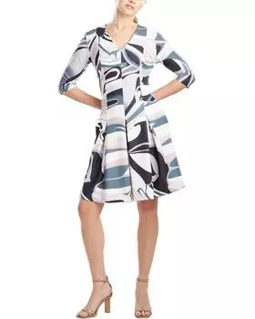 Платье-плиссе Natori N Natori, серо-коричневый