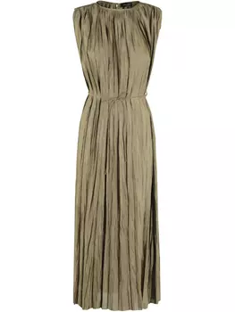 Платье плиссе Roberto Collina, зеленый