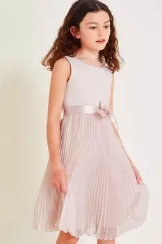 Платье плиссе Sally Scuba Monsoon, розовый