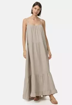 Платье PM SELECTED Musselin Maxi, бежевый