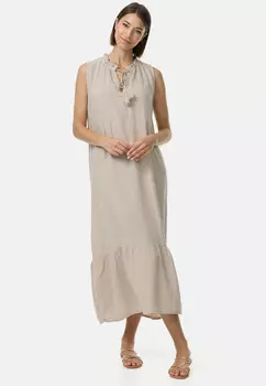 Платье PM SELECTED Musselin Maxi, бежевый