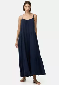 Платье PM SELECTED Musselin Maxi, темно-синий