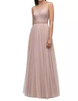 Платье подружки невесты из кружева Lisa Aria в цвете Blush Watters, красный