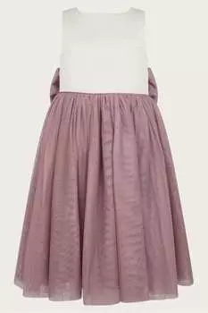 Платье подружки невесты из тюля Georgia Monsoon, фиолетовый