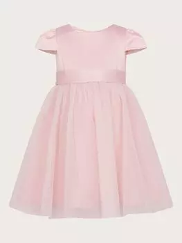 Платье подружки невесты из тюля Monsoon Baby Sew, розовый