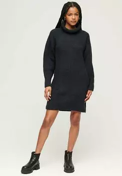 Платье Point Superdry ROLL NECK, темно-синий