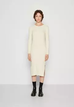 Платье Point Vero Moda ПЛАТЬЕ VMGLORY O-NECK CALF DRESS, цвет birch