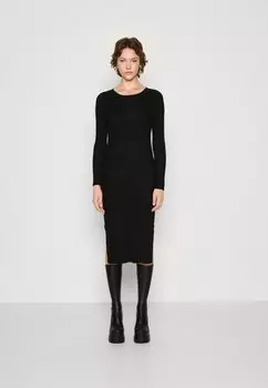 Платье Point Vero Moda VMGLORY O-NECK CALF DRESS, черный