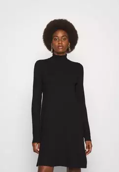 Платье Point Vero Moda VMHAPPINESS ПЛАТЬЕ С ВЫГОЛАМИ, черный
