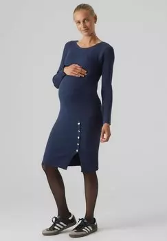 Платье Point Vero Moda VMMABA BUTTON LS GA EXC, цвет total eclipse