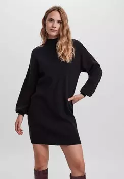 Платье Point Vero Moda VMNANCE FUNNELNECK DRESS, черный