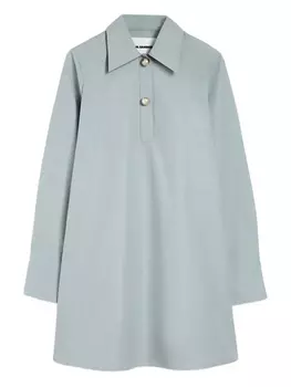 Платье-поло из хлопка Jil Sander, синий