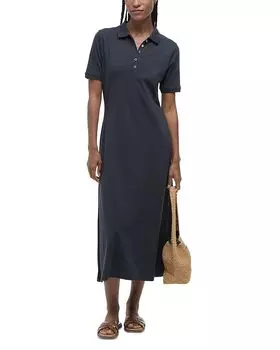 Платье-поло миди Celeste Barbour, синий