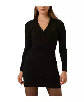 Платье Поло мини юбка Tommy Jeans, черный