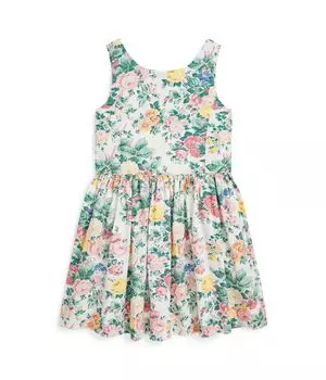 Платье Polo Ralph Lauren Kids Floral Cotton Dress, цвет Portia Floral