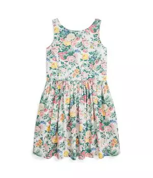 Платье Polo Ralph Lauren Kids Floral Cotton Dress, цвет Portia Floral