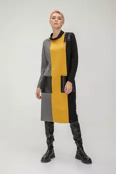 Платье-Поло с пришитыми карманами Helmidge, черный