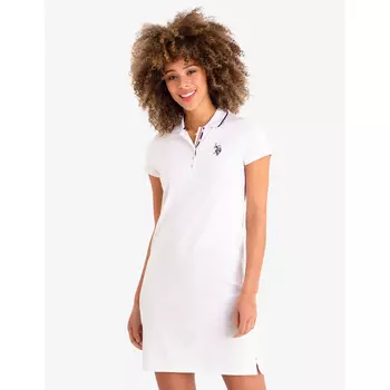 Платье-поло U.S. Polo Assn. Triple, белый