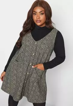 Платье повседневное ANIMAL PINAFORE Yours Clothing, цвет grey