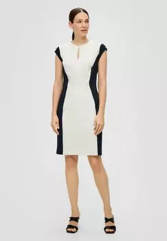 Платье повседневное ETUIKLEID LYOCELLMIX s.Oliver BLACK LABEL, цвет ecru