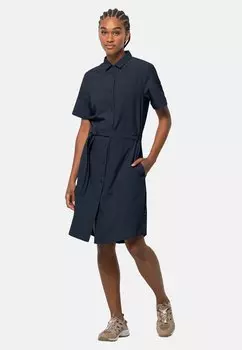 Платье повседневное HOLIDAY MIDI Jack Wolfskin, цвет night blue