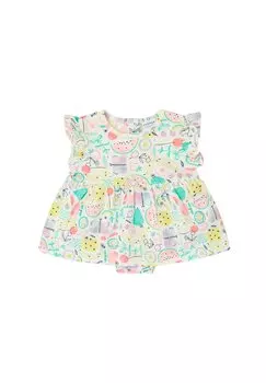 Платье повседневное MINIFRUITY Canada House, разноцветный