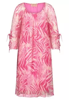 Платье повседневное Mit 3/4 Arm Cartoon, кремово-розовое