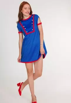 Платье повседневное NAVIA Black Flamingo, Королевский синий