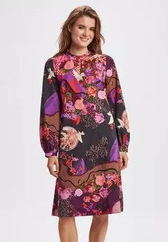 Платье повседневное NUVICKI Nmph, цвет vibrant orchid