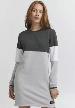 Платье повседневное OMILA Oxmo, цвет dark grey melange