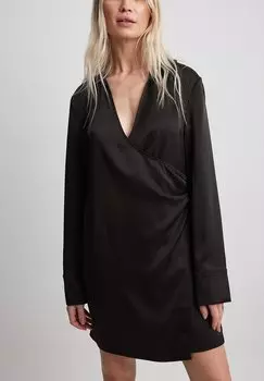 Платье повседневное WICKEL-MINI NA-KD, цвет black