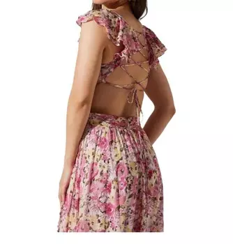 Платье Primrose с розовым цветочным принтом ASTR