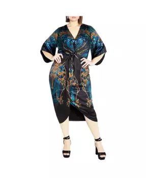 Платье Priscilla больших размеров CITY CHIC, черный