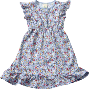 Платье Pro Climate с цветочным узором светло-голубое размер. 122 1ч ALANA