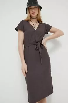 Платье Protest, коричневый