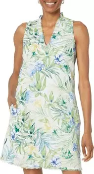 Платье прямого кроя без рукавов Tropical Retreat Tommy Bahama, белый