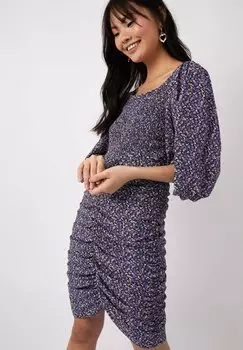 Платье прямого кроя Chekani, фиолетовый