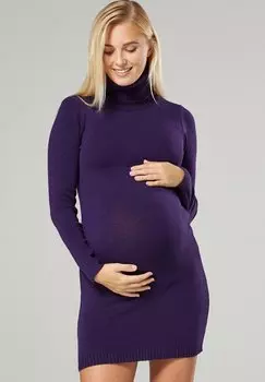 Платье прямого кроя Happy Mama, фиолетовый