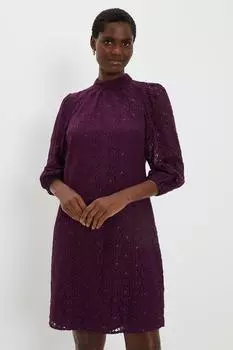 Платье прямого кроя со шнуровкой Wallis, красный