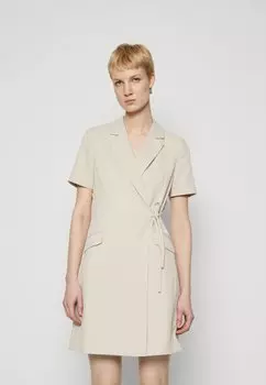 Платье прямого кроя VMCHANDY FITTED SHORT WRAP Vero Moda, цвет silver lining