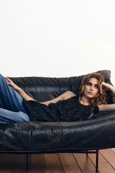 Платье-пуховик с завязками ZARA, черный