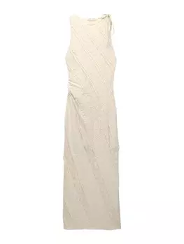 Платье Pull&Bear, экрю