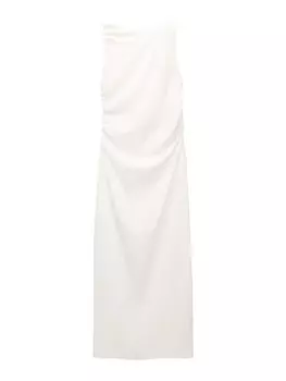 Платье Pull&Bear, экрю