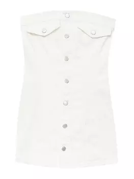 Платье Pull&Bear, белый