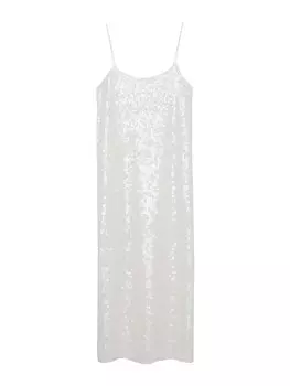 Платье Pull&Bear, белый