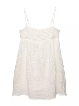 Платье Pull&Bear, белый